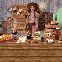 Set de 4 fețe de masă dreptunghiulare PTECDROTS cu model de lemn maro rustic, impermeabile și de unică folosință, pentru decorarea petrecerilor, 130 x 218 cm 5