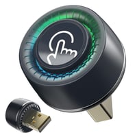 Adaptor wireless Ultra Mini PTGTO 2026 pentru CarPlay și Android Auto - gri 1