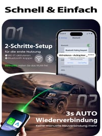 Adaptor wireless Ultra Mini PTGTO 2026 pentru CarPlay și Android Auto - gri 5