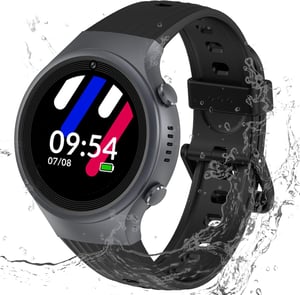 Detské 4G GPS inteligentné hodinky PTHTECHUS, SOS, videohovor, IP68 – čierne – pre deti od 6 do 17 rokov