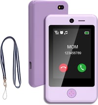 PTHTECHUS Gyerek Mobiltelefon 3,8" Érintőképernyővel - Játéktelefon Hívás, SOS, MP3, Dupla Kamera, 16 Játék, Lépésszámláló, SIM Kártya Támog 1