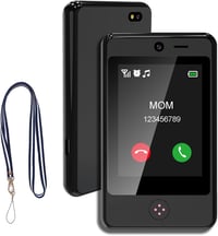 PTHTECHUS Gyerek Mobiltelefon 3,8" Érintőképernyővel - Játéktelefon Hívás, SOS, MP3, Kamera, 16 Játék, Lépésszámláló Funkcióval - Fiúknak és 1