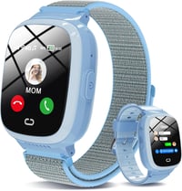 PTHTECHUS Gyerek Okosóra - 4G Telefonhívás, SOS, Kamera, Játékok, Lépésszámláló, Zenelejátszó, Hangoskönyv, 1.54" Érintőkijelző, 4-12 Éves G 7