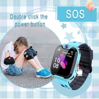 PTHTECHUS Gyerek Okosóra 7 Játékkal - MP3 Zenelejátszó Érintőképernyős Smartwatch Kamerával, 1GB SD Kártyával, Kék, 4-12 Éveseknek 5