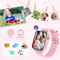 PTHTECHUS gyerek okosóra GPS 4G hívással - pink - 4-12 éves korig 7