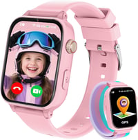 PTHTECHUS gyerek okosóra GPS 4G hívással - pink - 4-12 éves korig 1