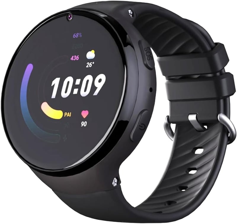 PTHTECHUS X13 4G Gyerek Okosóra GPS Követéssel - Videóhívás, WiFi, SOS Gomb, Családi Chat Funkció, HD Érintőképernyő 5-15 Éves Gyermekeknek