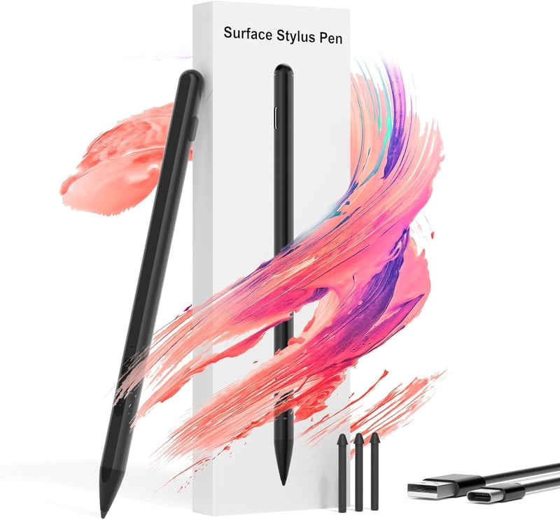 Pubiohs Surface Stylus Pen - Microsoft Surface Pro/Go/Laptop/Studio/Book, 4096 nyomásérzékenység
