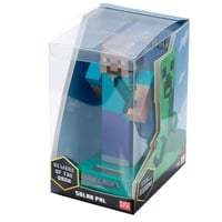 Puckator FF139 Steve Minecraft Solar Pal solárna figúrka viacfarebná dekorácia 7