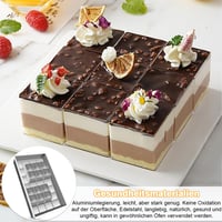 Podesivi aluminijski kalup za pečenje u obliku brojeva – veliki, neprianjajući kalup za torte u obliku slova i brojeva za „uradi sam” pečenje, srebrni 5