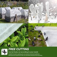 PUERHUACI Téli növényvédő fleece 2,5x7,5m fagyvedelem kerthez 2