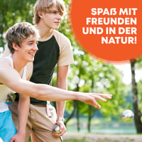 Sada na pétanque PUFFIN Sport – 8 kovových gúľ s príslušenstvom, vonkajšia rodinná hra pre deti aj dospelých, plážová hra 6