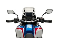 Puig 20764H Viacúčelové nastaviteľné aerodynamické deflektorové plexisklo, dymové, na motocykel 6