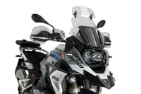 Puig 20764H Viacúčelové nastaviteľné aerodynamické deflektorové plexisklo, dymové, na motocykel 3