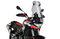 Puig 20764H Viacúčelové nastaviteľné aerodynamické deflektorové plexisklo, dymové, na motocykel 1