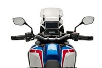Puig 20764H Viacúčelové nastaviteľné aerodynamické deflektorové plexisklo, dymové, na motocykel 7