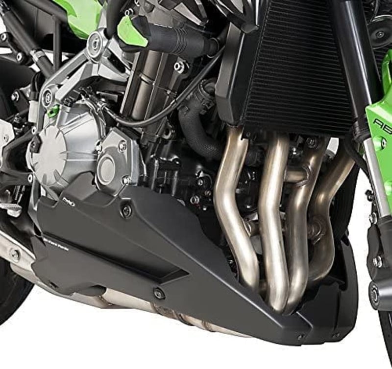 Spoiler frontal Puig 9703J din ABS rezistent, negru mat, pentru motocicletă