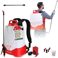 PULMIC Pegasus 15L Pompă de stropit electrică cu acumulator, baterie litiu 25V interschimbabilă, 3 viteze, 3 duze, autonomie de până la 15 ore 1