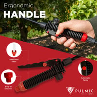 PULMIC Pegasus 15L Pompă de stropit electrică cu acumulator, baterie litiu 25V interschimbabilă, 3 viteze, 3 duze, autonomie de până la 15 ore 8