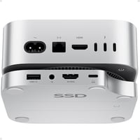 PULWTOP Mac Mini M4 Dock 4TB SSD Ház HDMI 4K USB-C Hub Állvány 1