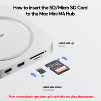 PULWTOP Mac Mini M4 Dock 4TB SSD Ház HDMI 4K USB-C Hub Állvány 3