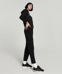 Hanorac Damă PUMA Ess Logo cu Glugă – Negru, Mărimea XS – Hanorac Fleece 4
