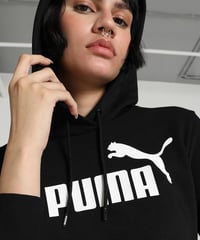 Hanorac Damă PUMA Ess Logo cu Glugă – Negru, Mărimea XS – Hanorac Fleece 3