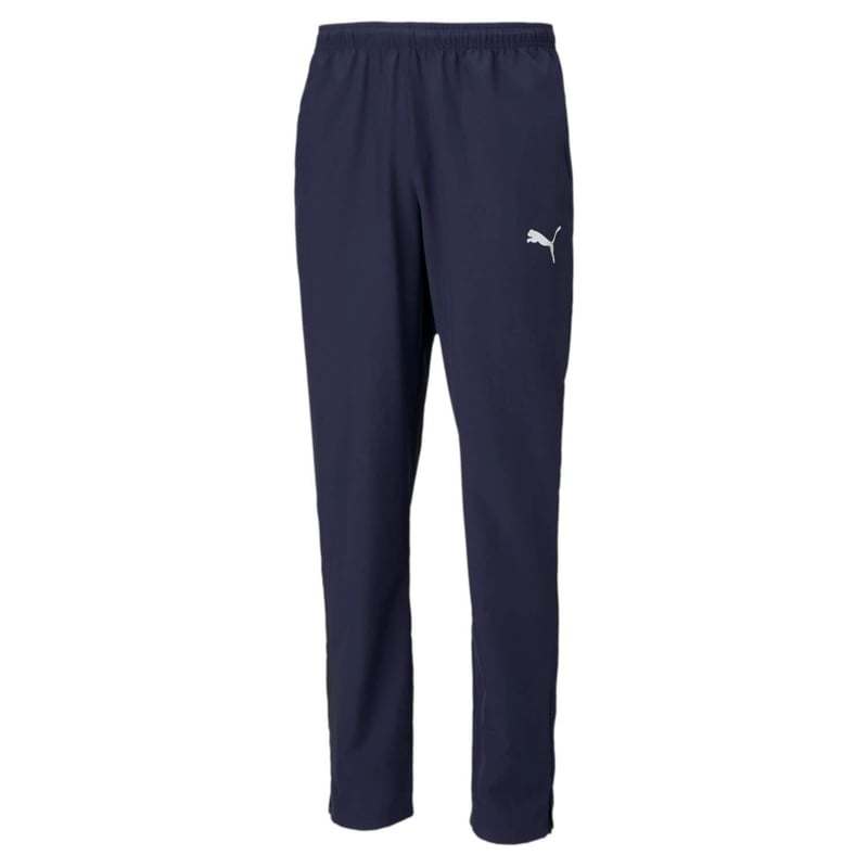 Pánske nohavice PUMA Teamrise Sideline, tmavomodrá-biela, 3XL EU