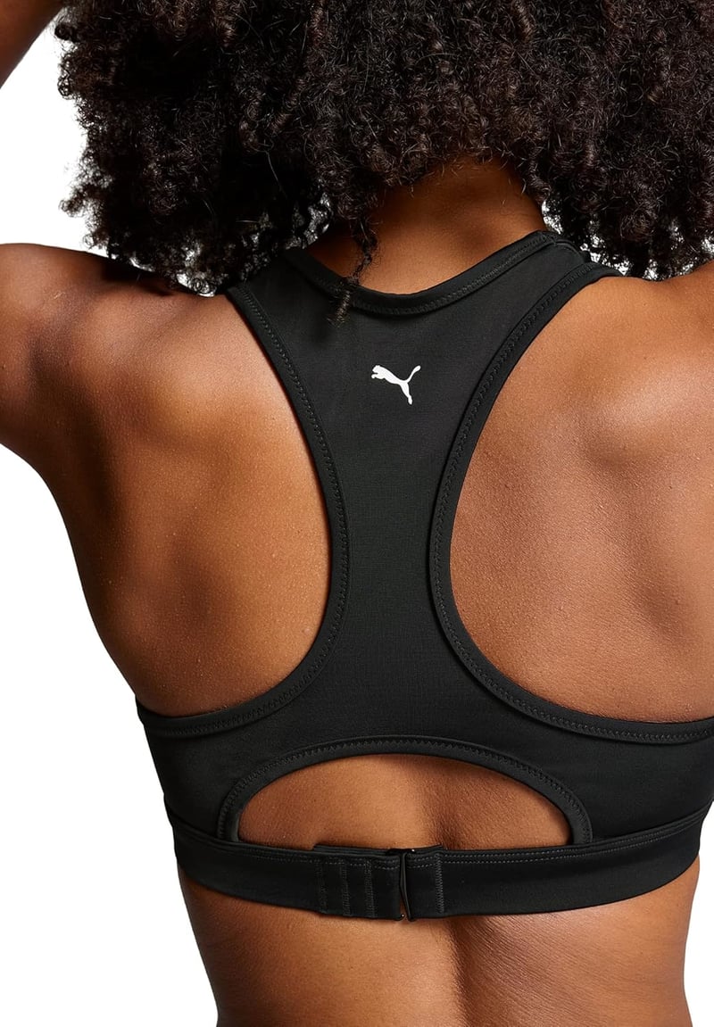 PUMA Magas Nyakú Női Sportmelltartó - L, Black