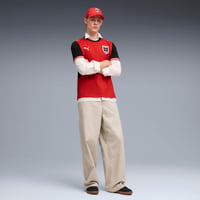 PUMA ÖFB Domáci replika dresu rakúskej futbalovej reprezentácie pre mužov - červená/čierna 5