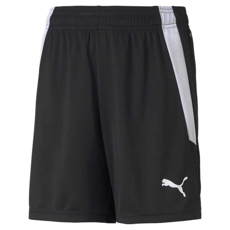 Detské šortky PUMA Teamliga Jr – Puma Black-Puma White – veľkosť 164 (EU)