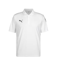 Polo cu guler pentru copii PUMA Teamliga Sideline Polo Jr – Alb/Negru, mărimea 152 (EU) 3