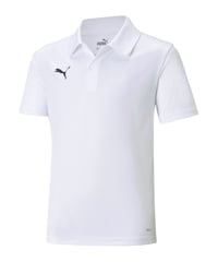 Polo cu guler pentru copii PUMA Teamliga Sideline Polo Jr – Alb/Negru, mărimea 152 (EU) 1