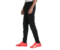 Pantaloni de trening unisex PUMA Teamrise Poly – Negru-Alb, Mărimea L 5