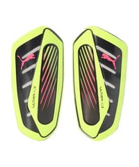 Apărători de tibie PUMA Ultra Flex Sleeve - Yellow Alert/Puma Aged Silver, mărimea M, apărători unisex 1