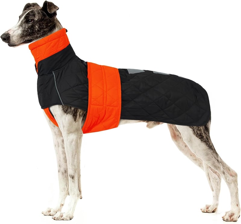 PUMYPOREITY Greyhound Téli Kabát XXXL Vízálló Polár Kutyaruha Piros - 3XL, orange