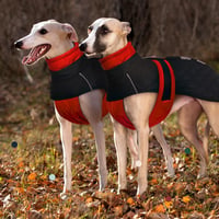 PUMYPOREITY Greyhound Téli Kabát XXXL Vízálló Polár Kutyaruha Piros - 3XL, orange 7