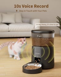 PUPPY KITTY Automata Kisállat Etető 4L - WiFi Vezérelhető Applikációval, Hangfelvétellel, Napi 1-10 Adagolás, Kutyáknak és Macskáknak 6