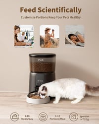 PUPPY KITTY Automata Kisállat Etető 4L - WiFi Vezérelhető Applikációval, Hangfelvétellel, Napi 1-10 Adagolás, Kutyáknak és Macskáknak 3