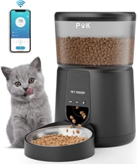 PUPPY KITTY Automata Kisállat Etető 4L - WiFi Vezérelhető Applikációval, Hangfelvétellel, Napi 1-10 Adagolás, Kutyáknak és Macskáknak 1