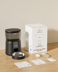 PUPPY KITTY Automata Kisállat Etető 4L - WiFi Vezérelhető Applikációval, Hangfelvétellel, Napi 1-10 Adagolás, Kutyáknak és Macskáknak 9
