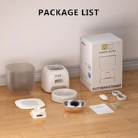 PUPPY KITTY Automata Macskaeledel Adagoló WiFi 3L Rozsdamentes Acél Tál 9