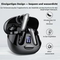 Prekladacie slúchadlá Puqo AI, 3 v 1 tlmočník v reálnom čase so 164 jazykmi a aplikáciou, 7 režimov prekladu, 48-hodinová výdrž, Bluetooth 5.3, na cestovanie a štúdium 8