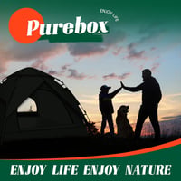 Purebox 2-3 személyes ultralight sátor, vízálló és szélálló kempingezéshez, trekking túrákhoz 7