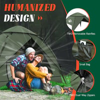 Purebox 2-3 személyes ultralight sátor, vízálló és szélálló kempingezéshez, trekking túrákhoz 5