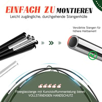 Purebox 2-3 személyes ultralight sátor, vízálló és szélálló kempingezéshez, trekking túrákhoz - Army Green, L 8