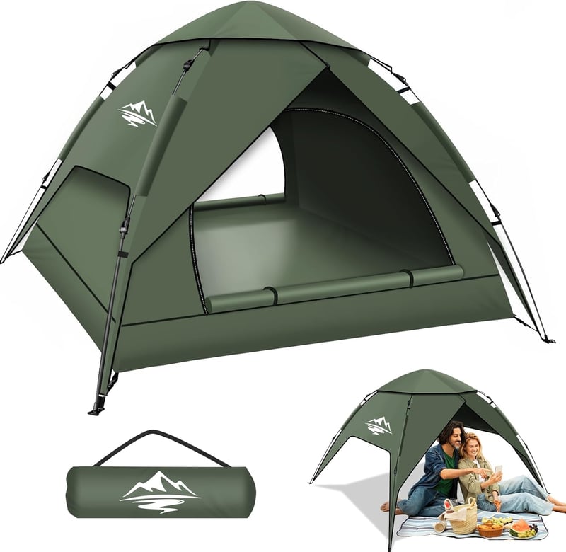 Purebox 2-3 személyes ultralight sátor, vízálló és szélálló kempingezéshez, trekking túrákhoz
