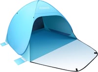 Purebox extra nagy pop-up strandsátor 2-4 személyes vízálló UV védelem 1