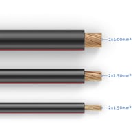 Cablu boxe PureLink OFC 2x2,5mm² 100m cu fir de marcaj, cablu HiFi din cupru pentru difuzoare 3