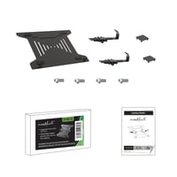 Suport laptop PureMounts pentru braț de monitor de birou VESA 75x75 / 100x100, capacitate portantă max. 9 kg, tavă fixare notebook cu suprafață de 300x225 mm 4